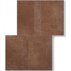 Μπορντούρα (Listello) 30x40 Ιταλίας rettificato Α’ διαλογής R10 Naturale/Grana Grip R11, Amaranto, 9mm, απόχρωση: Κεραμιδί Μπορντούρες-Decore