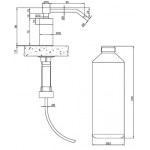 Dispenser countertop material: Inox, color: Chrome surface: Brushed Soap dispensers Dispenser countertop material: Inox, color: Chrome surface: Brushed Soap dispensers