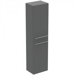 Column cabinet 40x30x160 material: Wood composite Quartz Grey Matt, color: Wood Grey