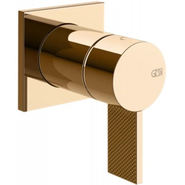 Shower tap Wall-mounted external part 1 hole 1 way material: Brass mixer without hand shower, hose and holder, color: Bronze surface: Glossy Wall-mounted - external part