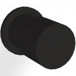 Διακόπτης εντοιχιζόμενος έντασης ροής μπαταρίας ντουζιέρας εξωτερικό μέρος από ορείχαλκο Black Matt επιφάνεια: Ματ, χρώμα: Μαύρο Διακόπτες έντασης ροής νερού