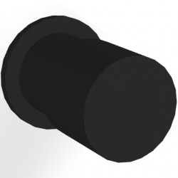 Διακόπτης εντοιχιζόμενος έντασης ροής μπαταρίας ντουζιέρας εξωτερικό μέρος από ορείχαλκο Black Matt επιφάνεια: Ματ, χρώμα: Μαύρο Διακόπτες έντασης ροής νερού