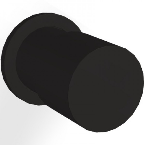 Διακόπτης εντοιχιζόμενος έντασης ροής μπαταρίας ντουζιέρας εξωτερικό μέρος από ορείχαλκο Black Matt επιφάνεια: Ματ, χρώμα: Μαύρο Διακόπτες έντασης ροής νερού