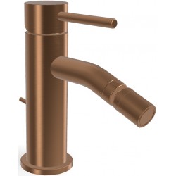 Bidet mixer Brushed Amber Bronze material: Brass, color: Bronze surface: Brushed Deck-mounted