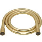 Σπιράλ 160cm από ABS με δύο κωνικά παξιμάδια Brushed Brass, χρώμα: Χρυσό επιφάνεια: Βουρτσισμένη Σπιράλ τηλεφώνου