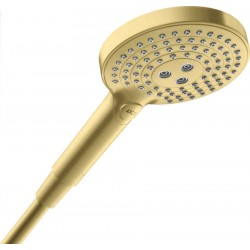 Shower head 3 jets, color: Gold surface: Brushed Hand showers