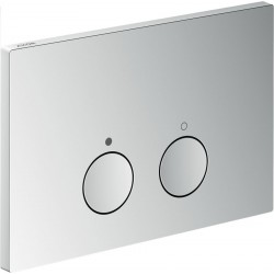 Flush wall plates for concealed cistern Actuation dual flush valve material: Metal, color: Chrome surface: Glossy Flush plates