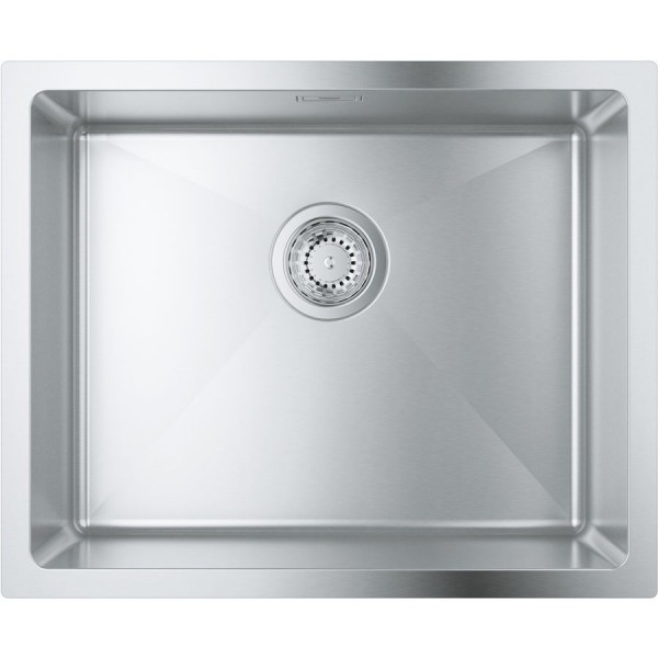 Sink Stainless (Steel) 55x45 material: Inox surface: Matt free nested / Undermount 1 bowl, color: Chrome Stainless steel