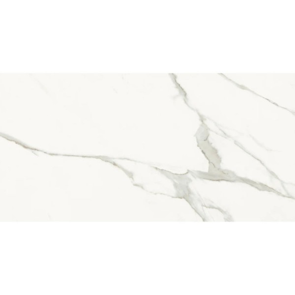Floor tiles 59,7x119,6 Italy, style: marble 1st choice rettificato surface: Matt, hue: White/Grey Plain tiles