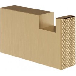 Άγκιστρο από ορείχαλκο μονό Warm Bronze Brushed PVD, χρώμα: Μπρονζέ επιφάνεια: Βουρτσισμένη Άγκιστρα
