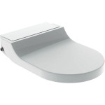 Shower toilet seat soft closing, color: White Shower-toilet seats