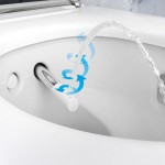 Σετ Λεκάνη επίτοιχη (κρεμαστή) με ντους υψηλής πίεσης + Κάλυμμα Wrapover ηλεκτρονική με αυτοκαθαρισμό KeraTect, με καπάκι Λευκό 59x39,5 επιφάνεια: Γυαλιστερή, χρώμα: Λευκό Επίτοιχες με ντους