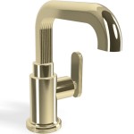 Wash basin tap Deck-mounted L size material: Brass mixer With push-open waste set, color: Gold surface: Glossy Deck-mounted Wash basin tap Deck-mounted L size material: Brass mixer With push-open waste set, color: Gold surface: Glossy Deck-mounted