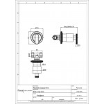 Shower tap Switch external part material: Brass surface: Brushed, color: Chrome Volume control valves
