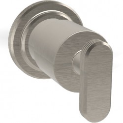 Shower tap Switch external part material: Brass surface: Brushed, color: Chrome Volume control valves