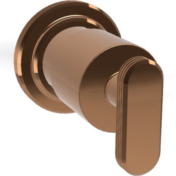 Shower tap Switch external part material: Brass surface: Glossy, color: Bronze Volume control valves