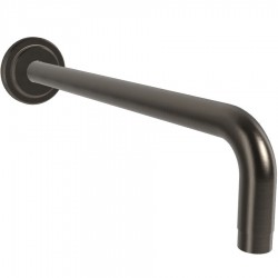 Βραχίονας 35cm Brushed Black Nickel επίτοιχος τύπος από ορείχαλκο, χρώμα: Μαύρο επιφάνεια: Βουρτσισμένη Βραχίονες κεφαλής ντους