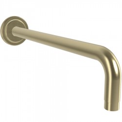 Arm 35cm Wall-mounted material: Brass, color: Gold surface: Brushed Shower arms