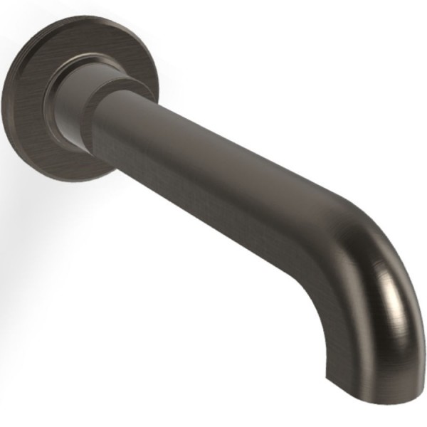 Spout (Nozzle) 19,9cm Wall-mounted material: Brass, color: Black surface: Brushed Bath spouts Spout (Nozzle) 19,9cm Wall-mounted material: Brass, color: Black surface: Brushed Bath spouts
