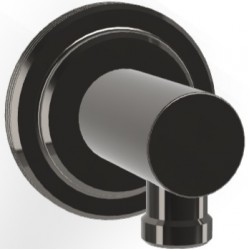 Παροχή black chrome, χρώμα: Μαύρο επιφάνεια: Γυαλιστερή Παροχές ντους