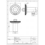 Παροχή Brushed Gold, χρώμα: Χρυσό επιφάνεια: Βουρτσισμένη Παροχές ντους