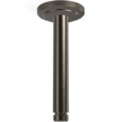 Arm 16,2cm Ceiling-mounted material: Brass, color: Black surface: Brushed