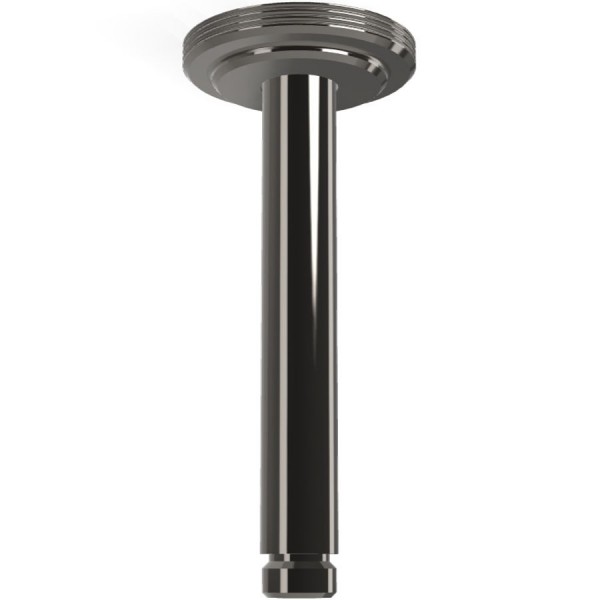 Arm 16,2cm Ceiling-mounted material: Brass, color: Black surface: Glossy Shower arms Arm 16,2cm Ceiling-mounted material: Brass, color: Black surface: Glossy Shower arms