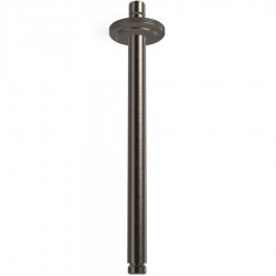 Βραχίονας 30cm Brushed Black Chrome οροφής από ορείχαλκο, χρώμα: Μαύρο επιφάνεια: Βουρτσισμένη Βραχίονες κεφαλής ντους