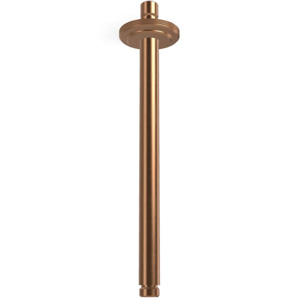 Arm 30cm Ceiling-mounted material: Brass, color: Bronze surface: Brushed Shower arms