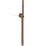 Shower head W/ hose, holder and outlet elbow 1 jet 1,50m, color: Bronze surface: Brushed Hand showers Shower head W/ hose, holder and outlet elbow 1 jet 1,50m, color: Bronze surface: Brushed Hand showers