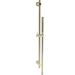 Shower slider rail 76cm material: Brass with hand shower & hose, color: Gold surface: Glossy Shower slider rails Shower slider rail 76cm material: Brass with hand shower & hose, color: Gold surface: Glossy Shower slider rails