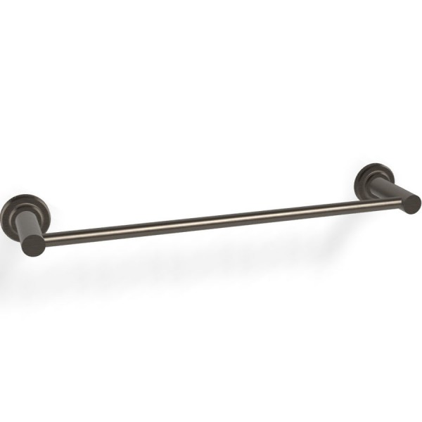 Πετσετοθήκη 40cm Brushed Black Chrome σταθερή από ορείχαλκο μονή, χρώμα: Μαύρο επιφάνεια: Βουρτσισμένη Πετσετοθήκες