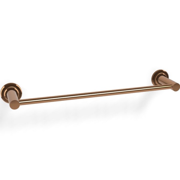 Πετσετοθήκη 40cm Amber Bronze σταθερή από ορείχαλκο μονή, χρώμα: Χρυσό επιφάνεια: Γυαλιστερή Πετσετοθήκες