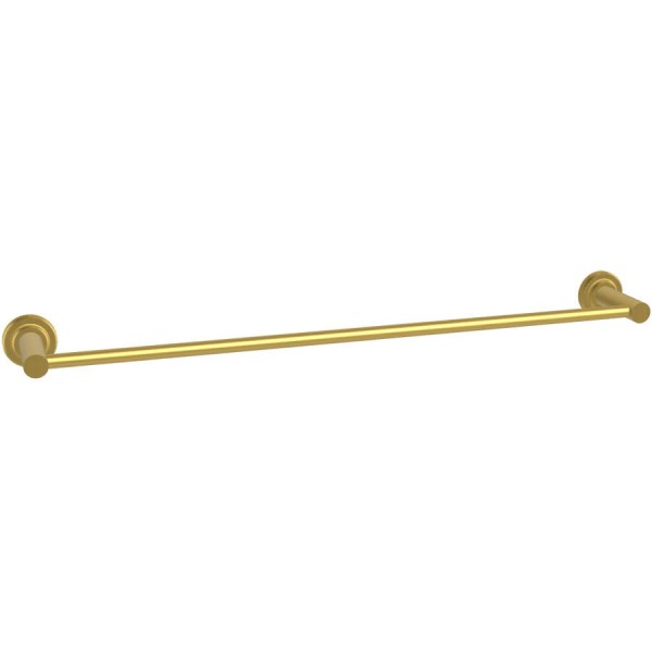 Towel 60cm Fixed material: Brass single, color: Gold surface: Brushed Towel rails