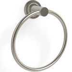 Towel ring closed material: Brass, color: Chrome surface: Brushed Towel rings Towel ring closed material: Brass, color: Chrome surface: Brushed Towel rings