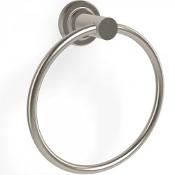 Towel ring closed material: Brass, color: Chrome surface: Brushed Towel rings