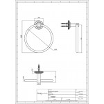 Κρίκος κλειστός από ορείχαλκο, χρώμα: Χρυσό Brushed Gold επιφάνεια: Βουρτσισμένη Κρίκοι