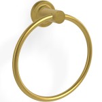 Κρίκος κλειστός από ορείχαλκο, χρώμα: Χρυσό Brushed Gold επιφάνεια: Βουρτσισμένη Κρίκοι