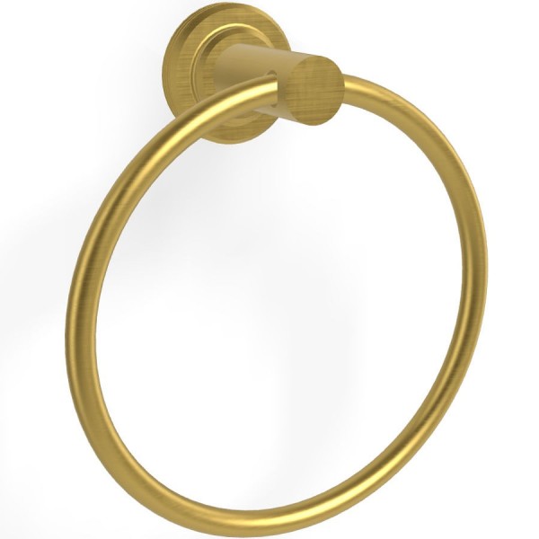 Κρίκος κλειστός από ορείχαλκο, χρώμα: Χρυσό Brushed Gold επιφάνεια: Βουρτσισμένη Κρίκοι