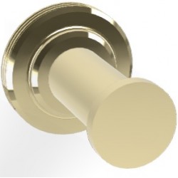 Hook Flat wall mounted material: Brass single, color: Gold surface: Glossy Hooks
