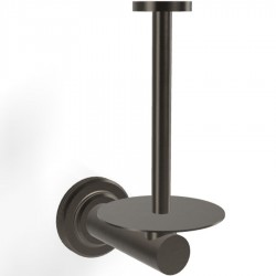 Χαρτοθήκη κάθετη (όρθια) από ορείχαλκο Brushed Black Chrome, χρώμα: Μαύρο επιφάνεια: Βουρτσισμένη Χαρτοθήκες