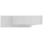 Washbasin Wall-mounted 50x48x13,5 With 1 bowl With hole in the middle Without overflow material: Porcelain, color: White surface: Glossy Wall-mounted