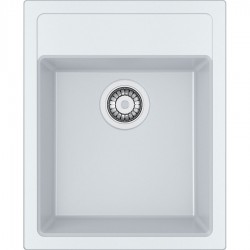 Sink Synthetic 43x53 free nested 1 bowl, color: White Synthetic
