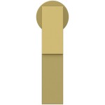 Wash basin tap Deck-mounted for free-standing washbasin material: Brass mixer Without waste, color: Gold surface: Brushed Deck-mounted