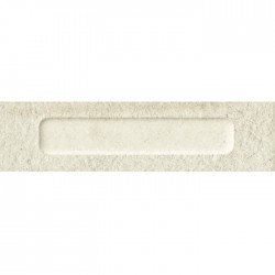 Border (listello) 6x24 Italy 1st choice surface: Matt, hue: White Tile Liners (Listello)-Decore