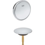 Waste Valve With overflow material: Brass surface: Glossy, color: Chrome Waste overflows
