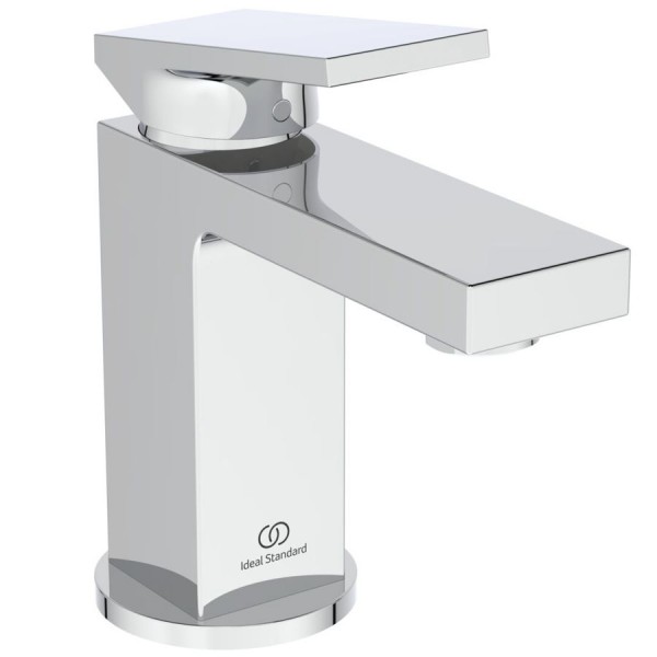 Wash basin tap Deck-mounted material: Brass mixer Without waste Μ size, color: Chrome surface: Glossy Deck-mounted