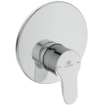 Shower tap Wall-mounted concealed - complete set 1 way material: Brass mixer With plate without hand shower, hose and holder, color: Chrome surface: Glossy Wall-mounted - external part Shower tap Wall-mounted concealed - complete set 1 way material: Brass mixer With plate without hand shower, hose and holder, color: Chrome surface: Glossy Wall-mounted - external part