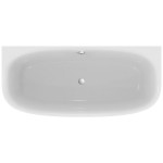 Bathtub Back to Wall 180x80x61 material: Acrylic surface: Glossy, color: White Bathtub Back to Wall 180x80x61 material: Acrylic surface: Glossy, color: White