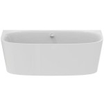 Bathtub Back to Wall 180x80x61 material: Acrylic surface: Glossy, color: White Bathtub Back to Wall 180x80x61 material: Acrylic surface: Glossy, color: White